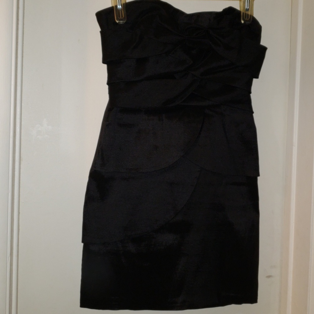 Black mini dress